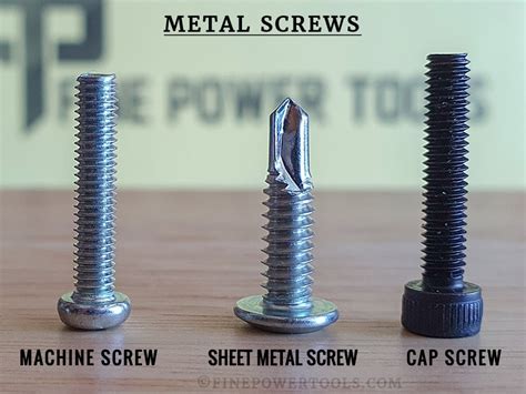 do sheet metal screws work in wood|metal screws in wood.